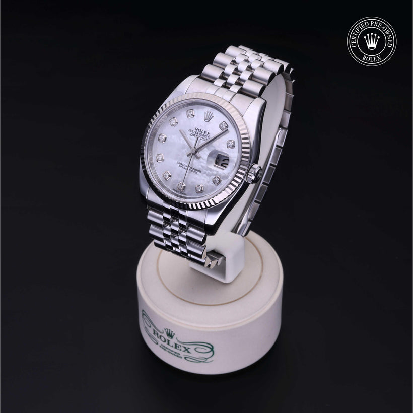 2012, 36mm, Oystersteel/White Gold


