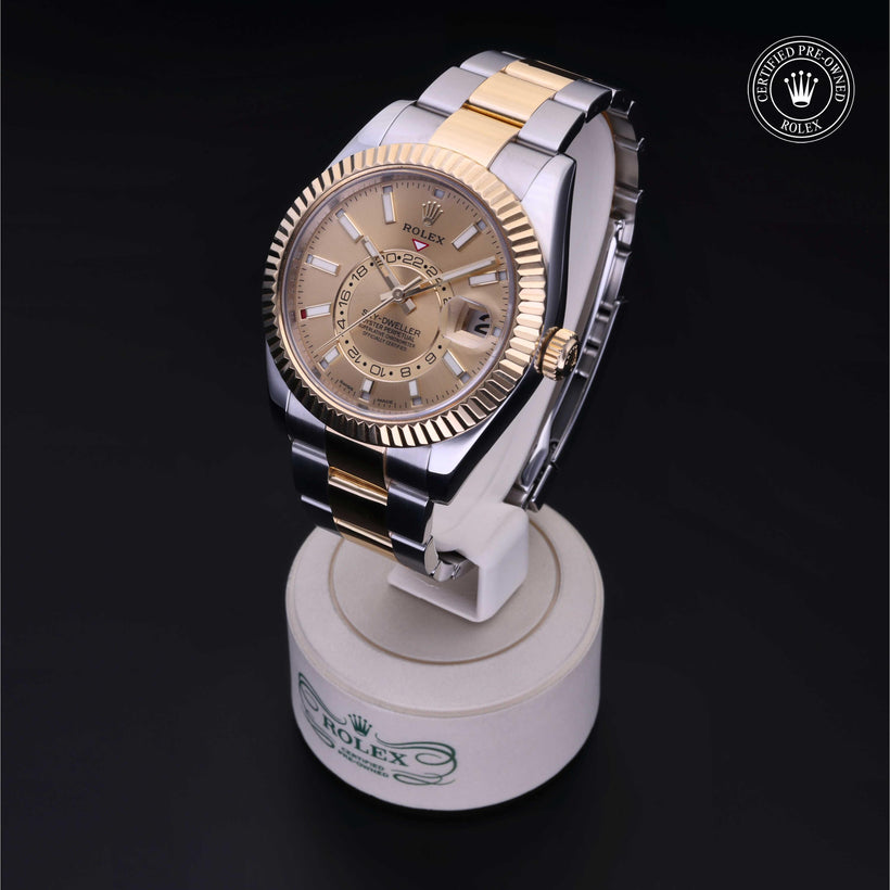 2018, 42 mm, Oystersteel/Yellow Gold


