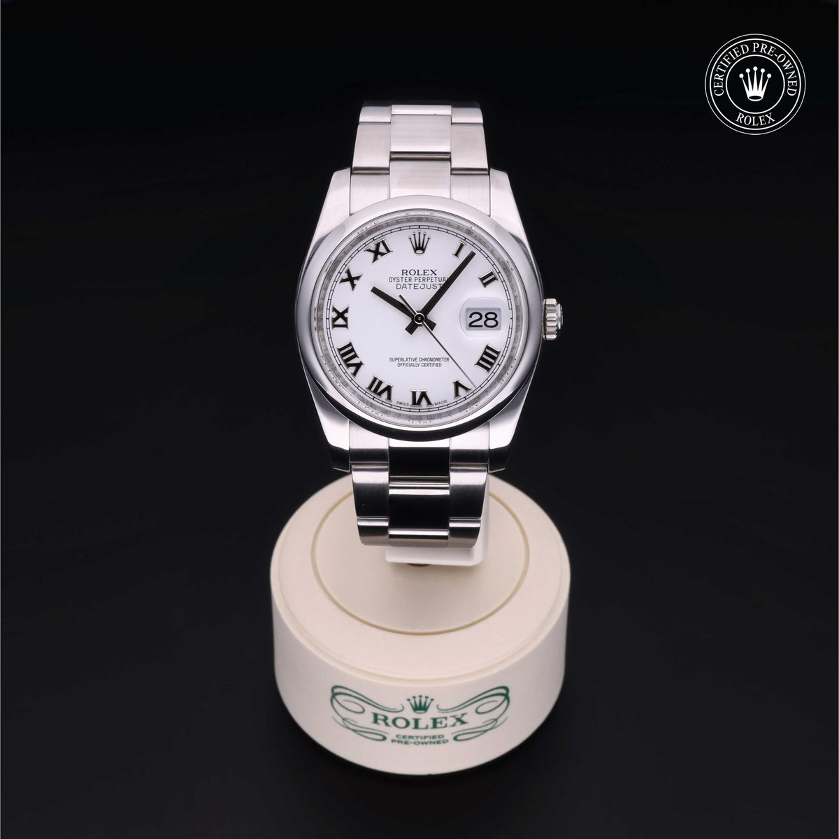 Rolex Certified Pre-Owned Datejust 36 M116200 in Oystersteel with white dial, image 6 of 41