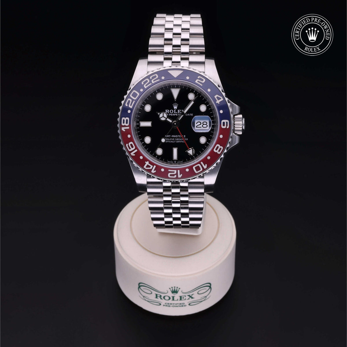 Rolex Certified Pre-Owned GMT-Master II M126710BLRO in Oystersteel with black dial, image 2 of 41