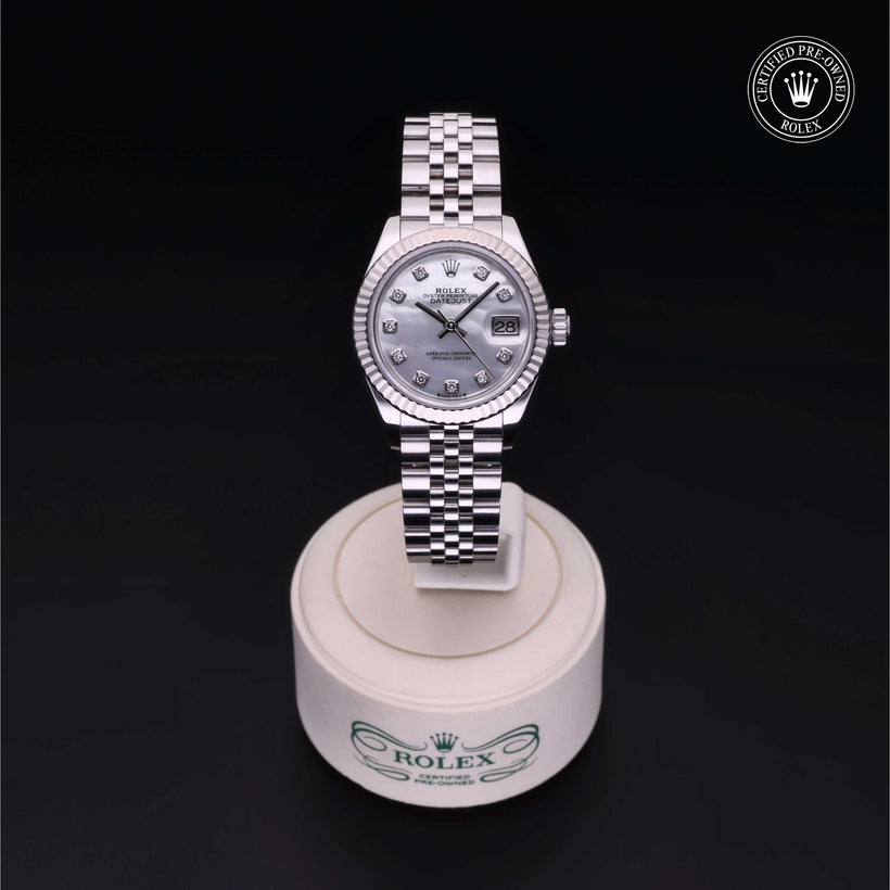 2020, 28mm, Oystersteel/White Gold


