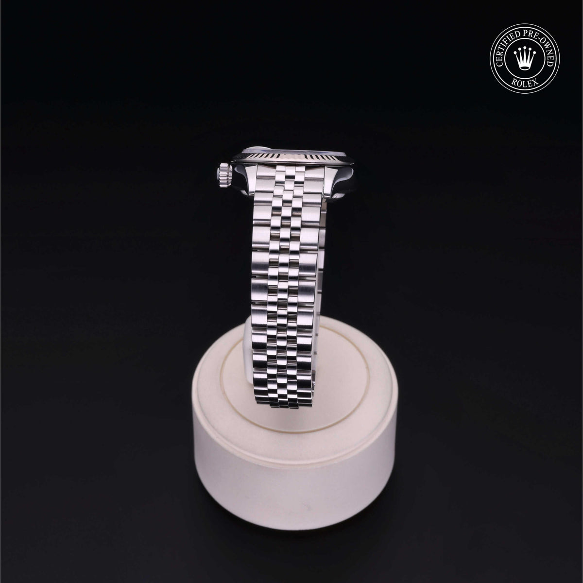 Rolex Certified Pre-Owned Lady-Datejust 28 M279174 in Oystersteel with white mother-of-pearl dial, image 24 of 41