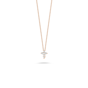 18k gold tiny treasures diamond baby necklace from Roberto Coin. 

...