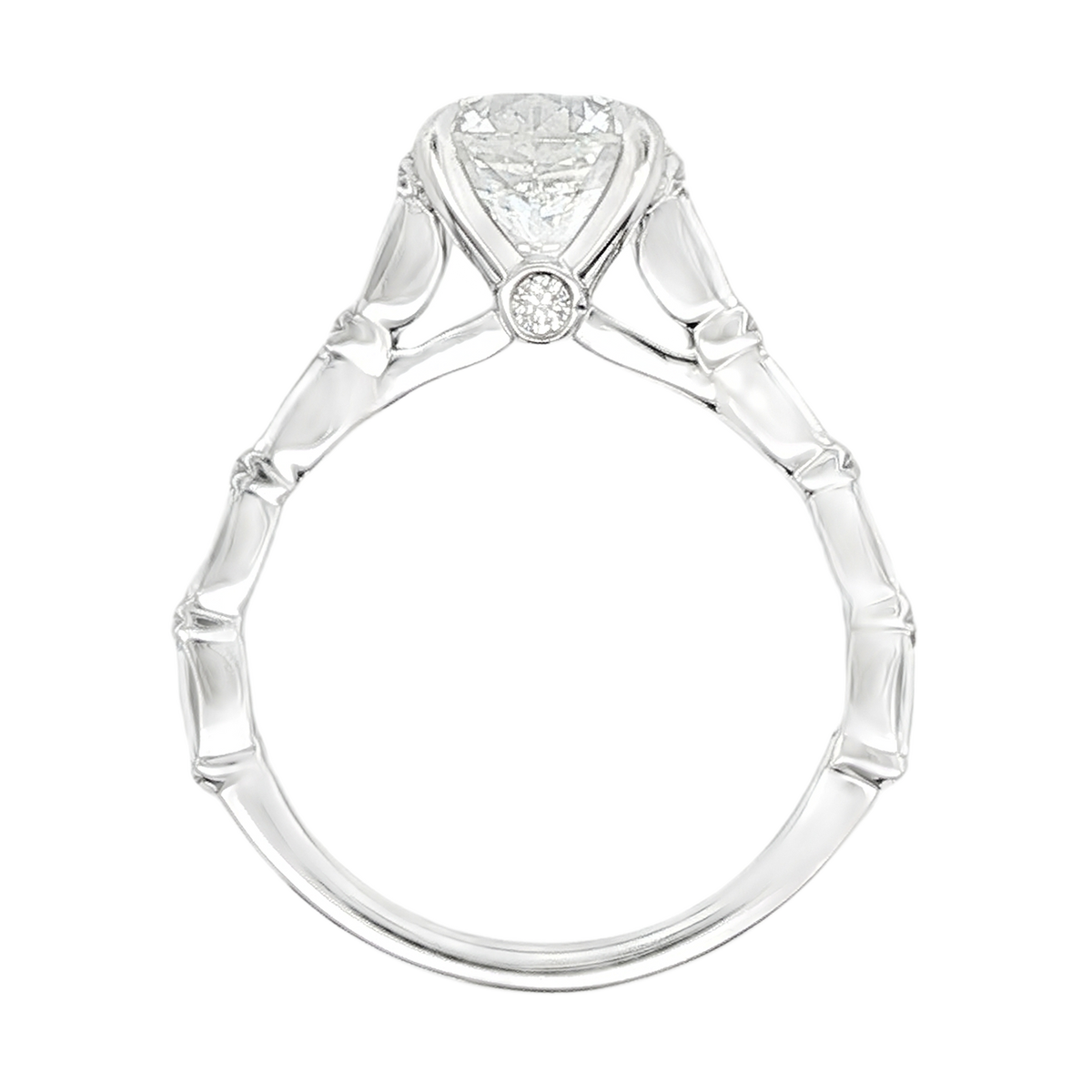 Christopher Designs Round Diamond Engagement Ring — photo 3 of 3