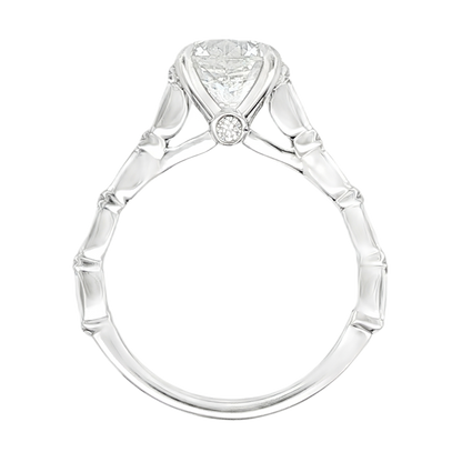 Christopher Designs Round Diamond Engagement Ring — photo 3 of 3