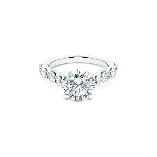 Christopher Designs Round Diamond Engagement Ring — photo 1 of 3