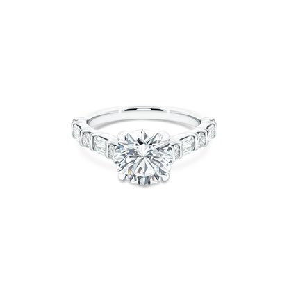 Christopher Designs Round Diamond Engagement Ring — photo 1 of 3