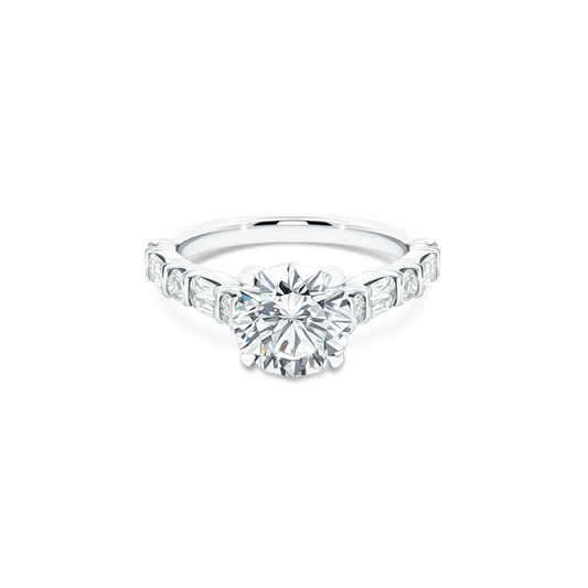 Christopher Designs Round Diamond Engagement Ring — photo 1 of 3