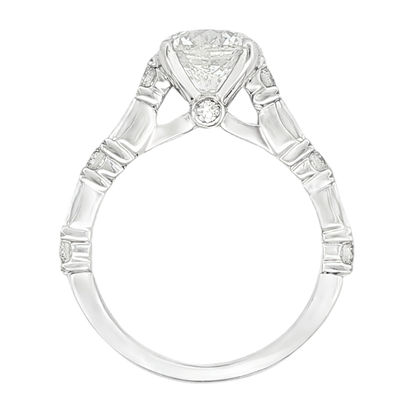 Christopher Designs Round Diamond Engagement Ring — photo 2 of 3