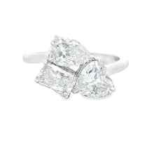 2.32ct 18k White Gold Mixed Shape Diamond Ring