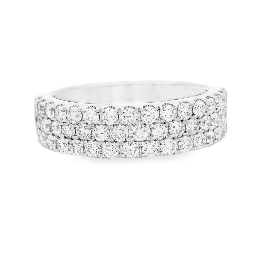 1.10ct 14k White Gold Diamond Band