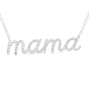 14k white gold chain with 
