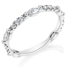Classique Creations Marquise Diamond Spaced Band