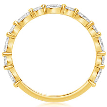 Classique Creations Round and Marquise Diamond Wedding Band