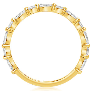 Classique Creations Round and Marquise Diamond Wedding Band