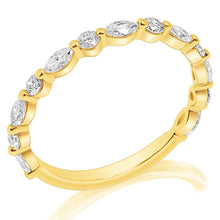 Classique Creations Round and Marquise Diamond Wedding Band
