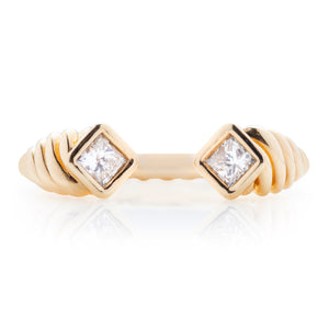 Classique Creations Princess Diamond Rope Open Band