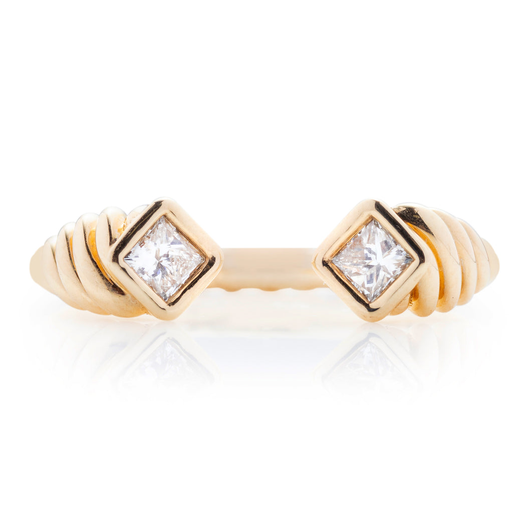 Classique Creations Princess Diamond Rope Open Band