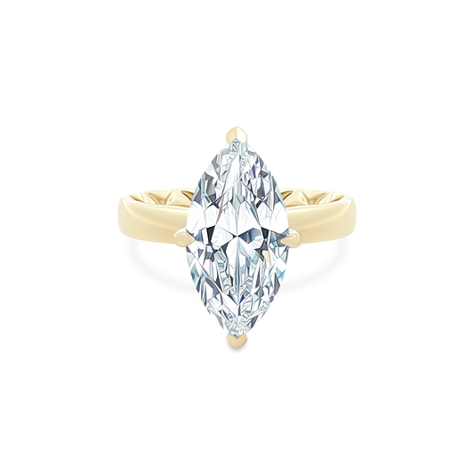 A. Jaffe Marquise Solitaire Diamond Engagement Ring — photo 1 of 3
