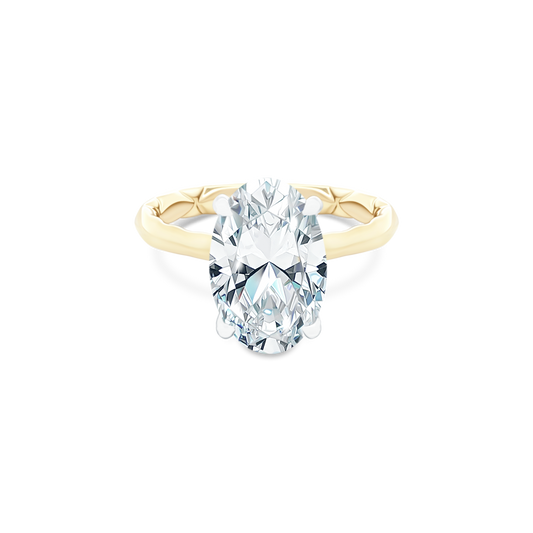 A. Jaffe Oval Solitaire Diamond Engagement Ring — photo 1 of 3