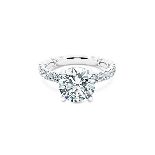 A. Jaffe Round Diamond Engagement Ring — photo 1 of 3