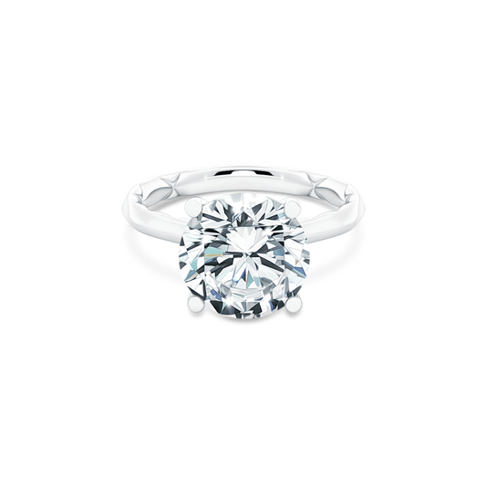 A. Jaffe Round Solitaire Diamond Engagement Ring — photo 1 of 3