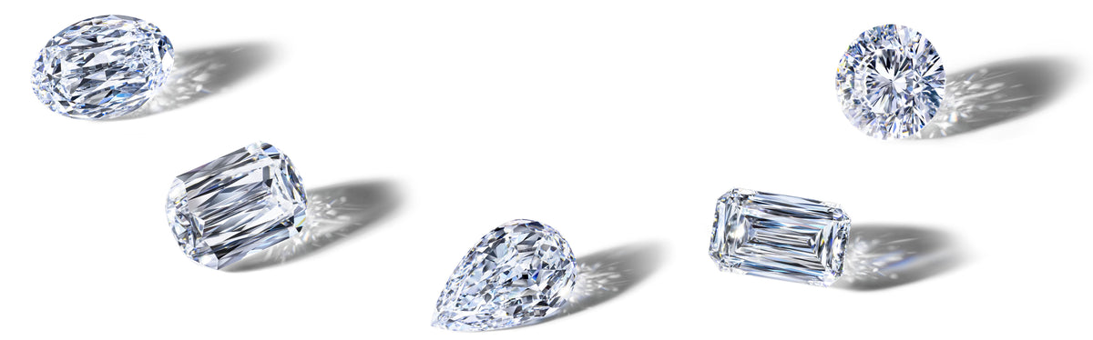 Crisscut diamonds by Christopher Designs in several shapes