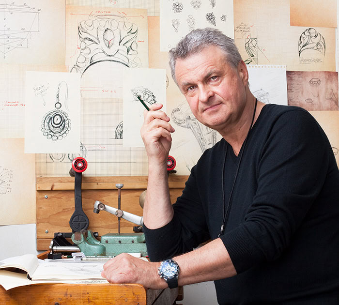 Christopher Slowinski, founder of Christopher Designs, at his bench