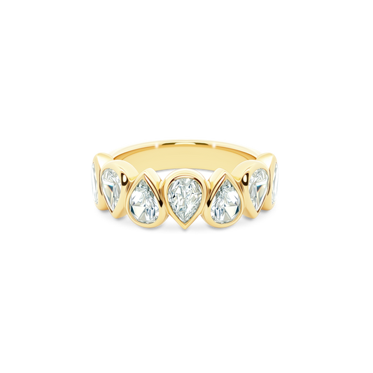 Christopher Designs Bezel Set Diamond Wedding Ring — photo 1 of 3