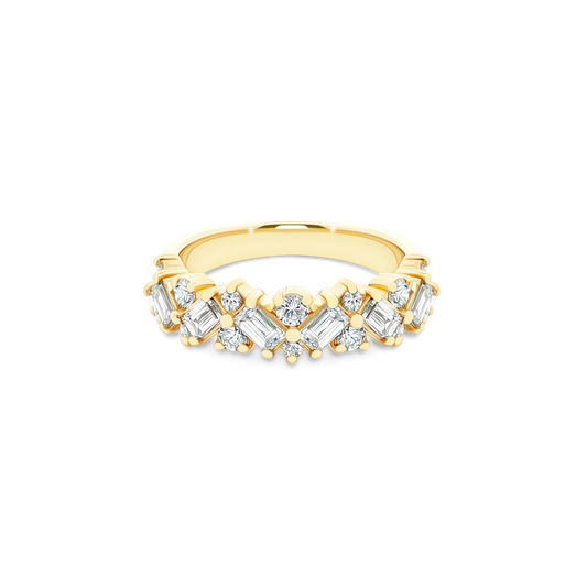 Christopher Designs Mixed Shape Diamond Wedding Ring — photo 1 of 3