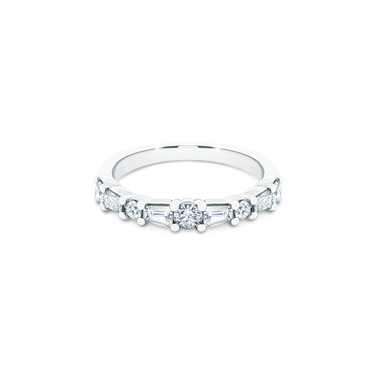 Christopher Designs Mixed Shape Diamond Wedding Ring — photo 1 of 3
