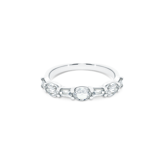 Christopher Designs Mixed Shape Diamond Wedding Ring — photo 1 of 4