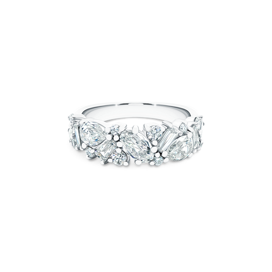 Christopher Designs Mixed Shape Diamond Wedding Ring — photo 1 of 3