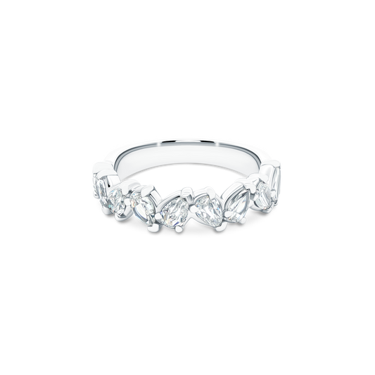 Christopher Designs Pear Diamond Wedding Ring — photo 1 of 3