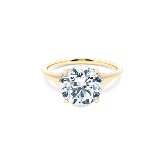 Classique Creations Round Solitaire Diamond Engagement Ring — photo 1 of 3