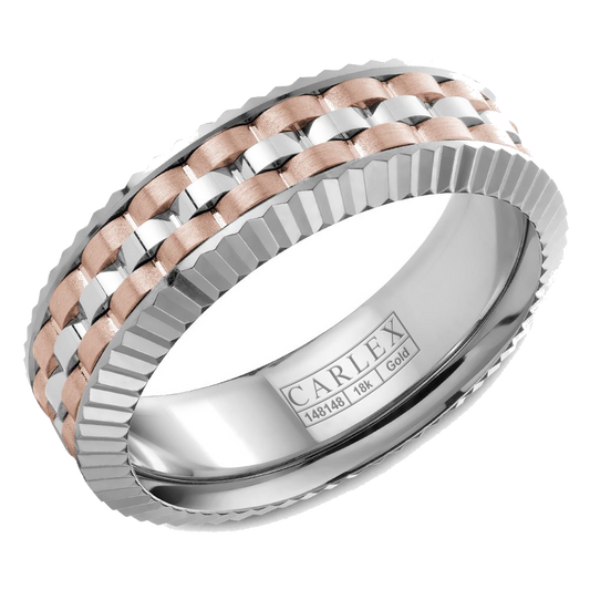 CX3-0004WRW Crown Ring Men's Band