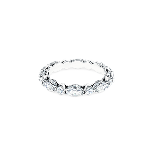 HT2681W65 Tacori Marquise & Round Brilliant Cut Diamond Eternity Band