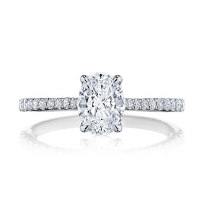Tacori Pave Diamond Engagement Ring