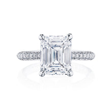 Tacori Solitaire Pave Diamond Engagement Ring