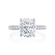 Tacori Solitaire Pave Diamond Engagement Ring