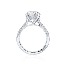 Tacori Solitaire Pave Diamond Engagement Ring