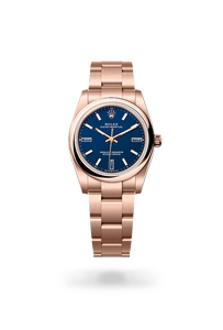 Rolex Oyster Perpetual 34 18 ct Everose gold M124205-0002 | H.L.