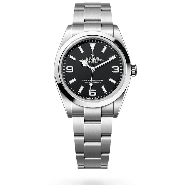 Rolex Explorer in Oystersteel, M124270-0001 - H.L. Gross Jewelers