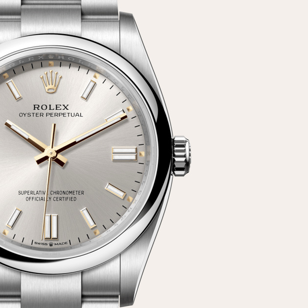 Rolex Oyster Perpetual in Oystersteel, M126000-0001 - H.L. Gross Jewelers