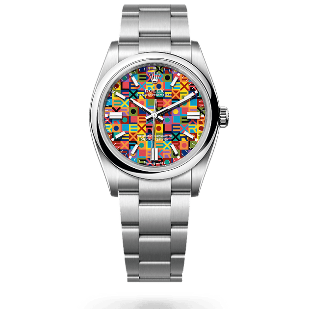 Rolex Oyster Perpetual in Oystersteel, M126000-0016 - H.L. Gross Jewelers