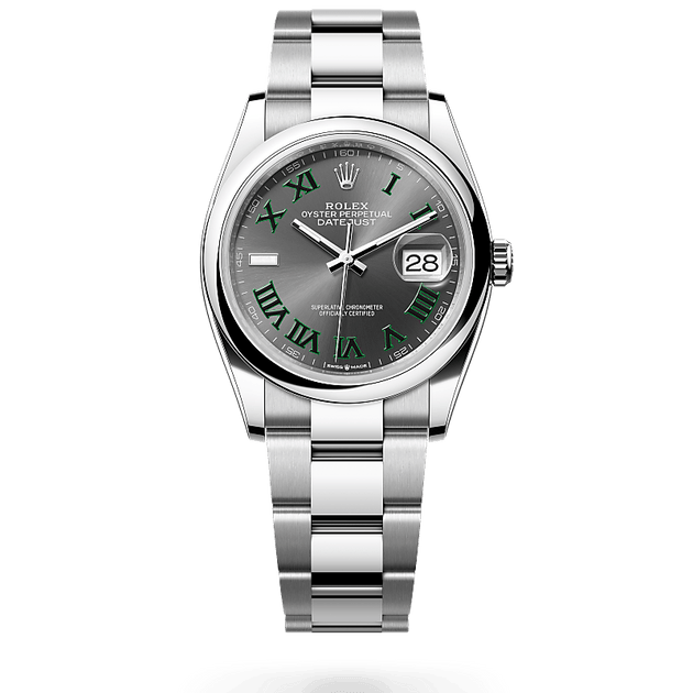  in Oystersteel, M126200-0018 - H.L. Gross Jewelers