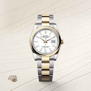Rolex Datejust in Yellow Rolesor - combination of Oystersteel and yellow gold, m126203-0020 - H.L. Gross Jewelers