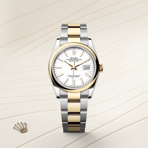 Rolex Datejust in Yellow Rolesor - combination of Oystersteel and yellow gold, m126203-0020 - H.L. Gross Jewelers