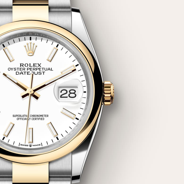 Rolex Datejust in Yellow Rolesor - combination of Oystersteel and yellow gold, m126203-0020 - H.L. Gross Jewelers