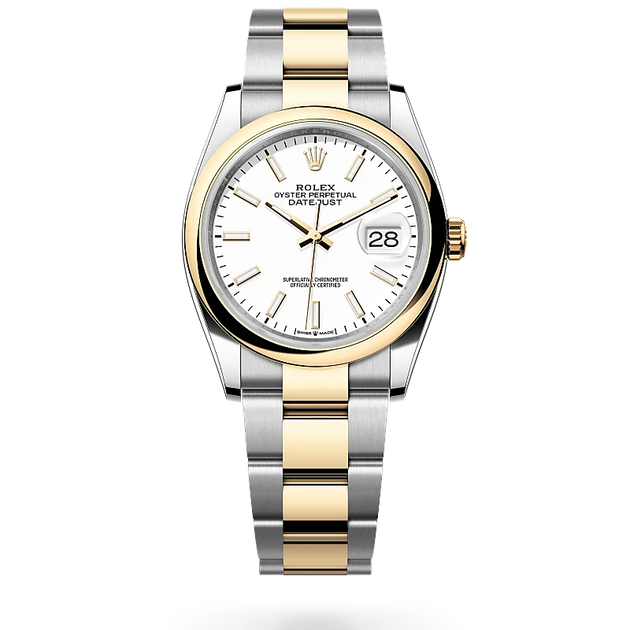 Rolex Datejust in Yellow Rolesor - combination of Oystersteel and yellow gold, m126203-0020 - H.L. Gross Jewelers
